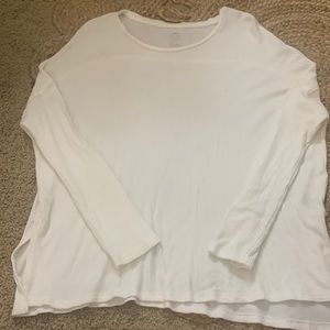 Aerie real soft white long sleeve. Size large.